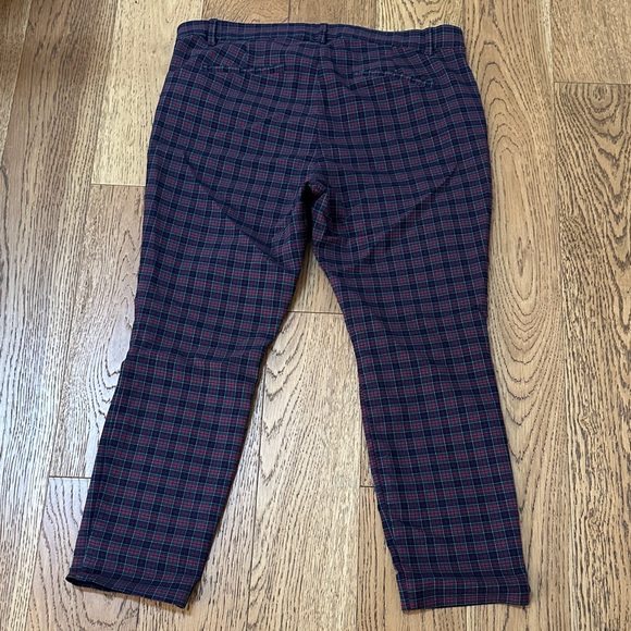 GAP Tartan Plaid Signature Skinny Ankle Pant Size 14P - Picture 5 of 9